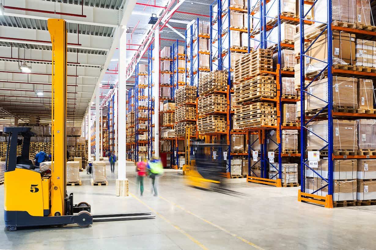 Forklift Speeding By