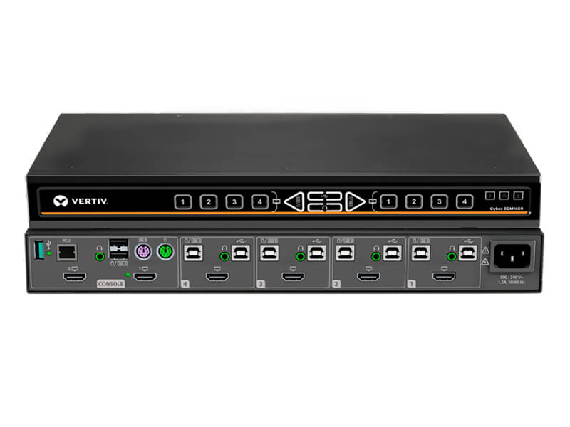 Joe Powell and Associates Vertiv™ Cybex™ SCM100 Series Secure Desktop Matrix Joe Powell and Associates Vertiv™ Cybex™ SCM100 Series Secure Desktop Matrix
